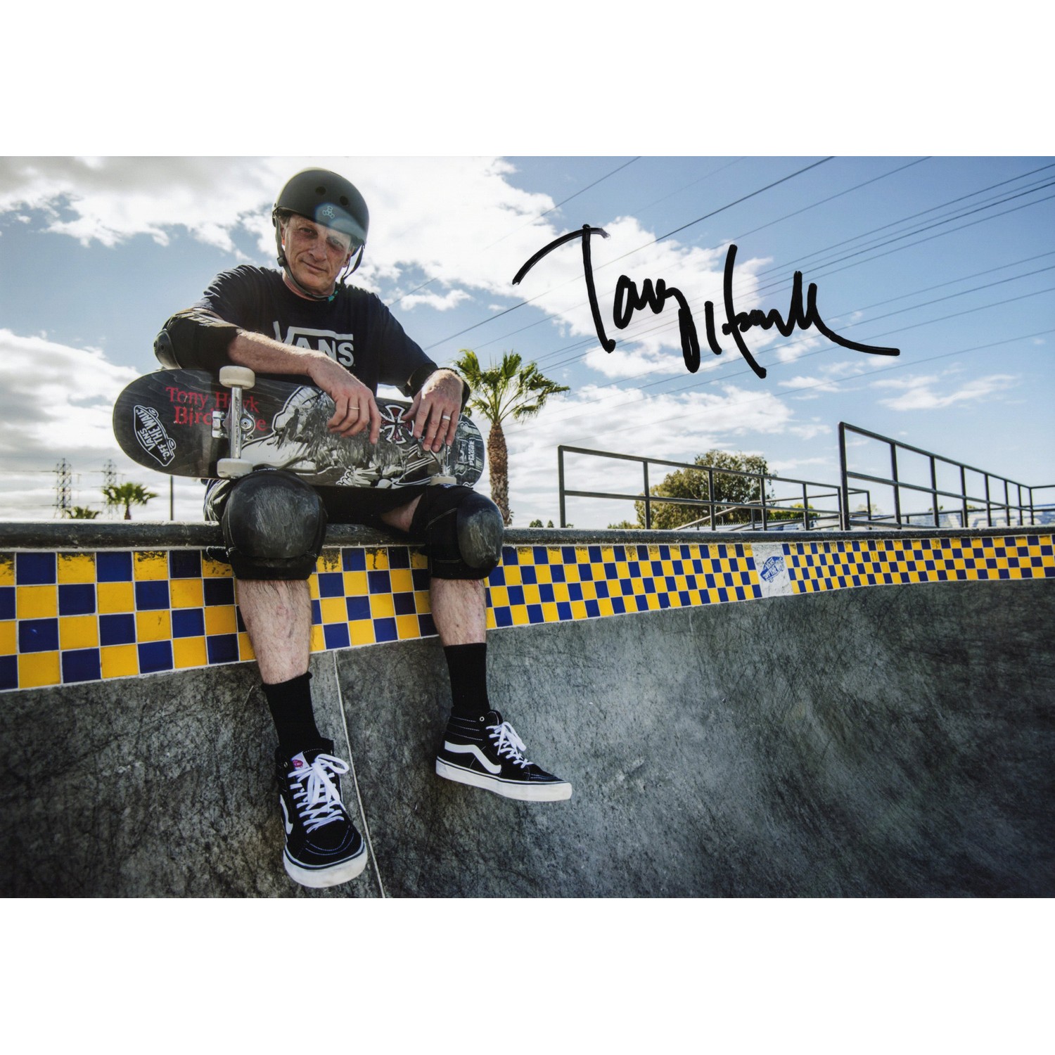 Tony Hawk トニー・ホーク 直筆サイン入り写真COA付